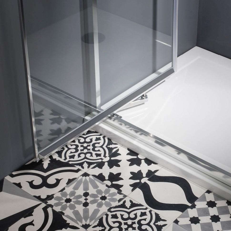 Дверь Infold 1000mm с боковым экраном 1000mm Britton Burlington EIDSC1000, ESPSC1000  - Вид №2