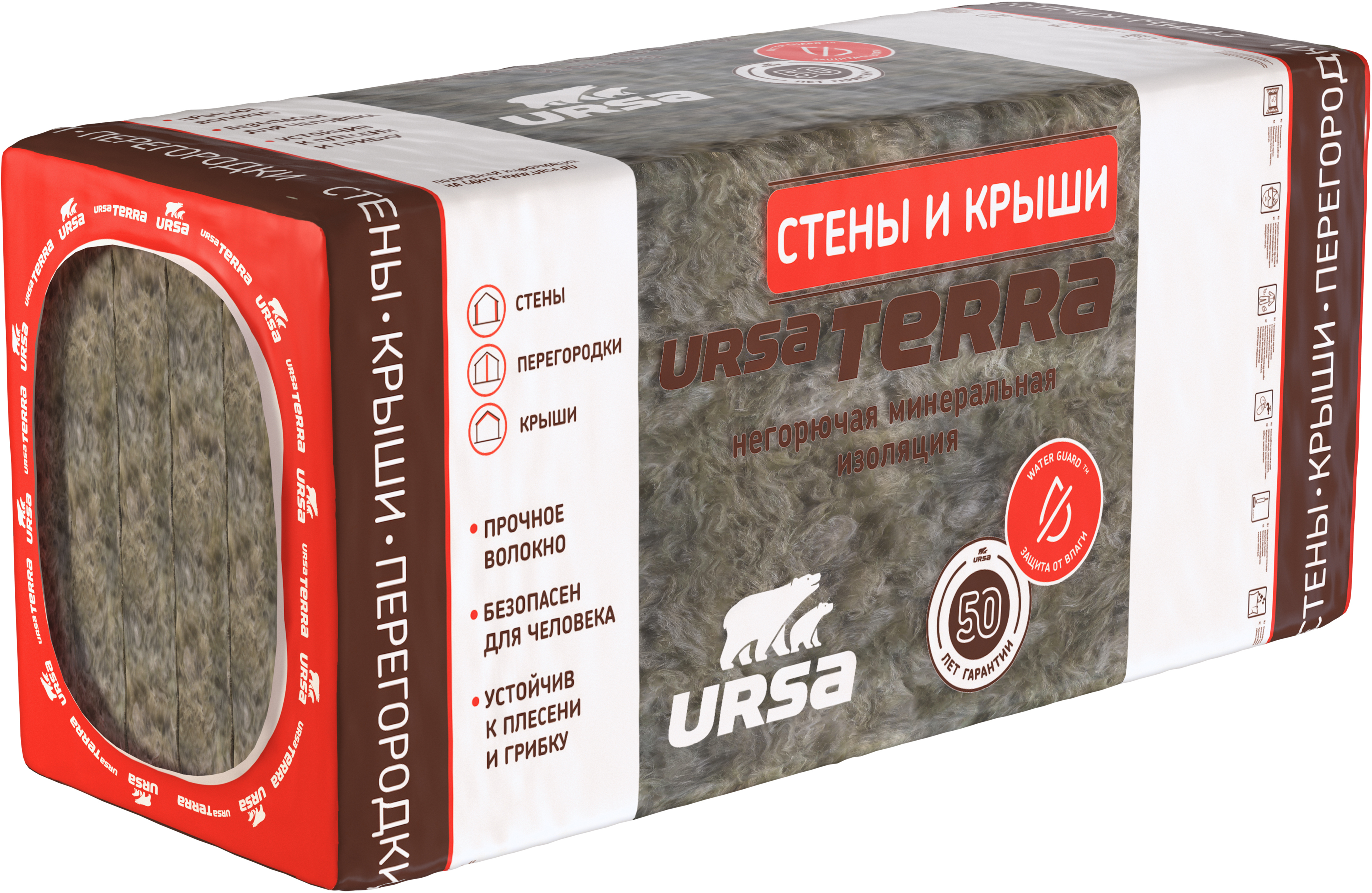 84408285 Утеплитель Стены и крыши 50 мм 7.6 м² STLM-0049542 URSA
