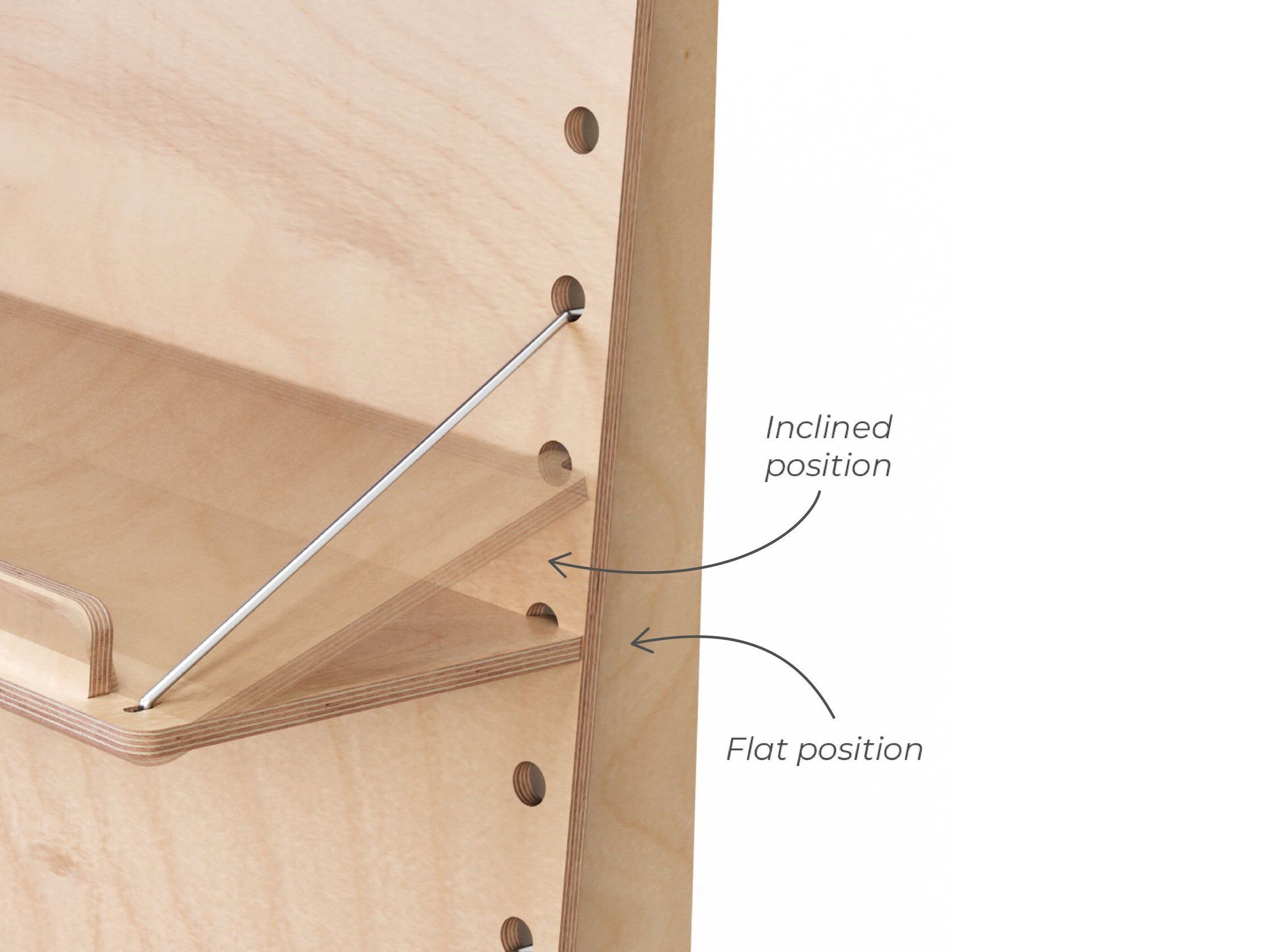 Деревянная напольная стойка дисплея Esposit экспоненты ARCH-00147745 - Вид №9