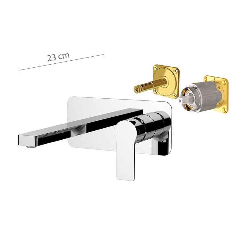 RX632LKB Смеситель для раковины  DANIEL RUBINETTERIE Reflex - Вид №1