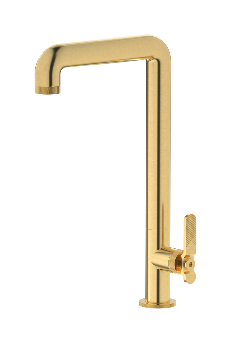 Смеситель для кухни на 1 отверстие WE ARE IB b2370os Brushed Gold Kitchen