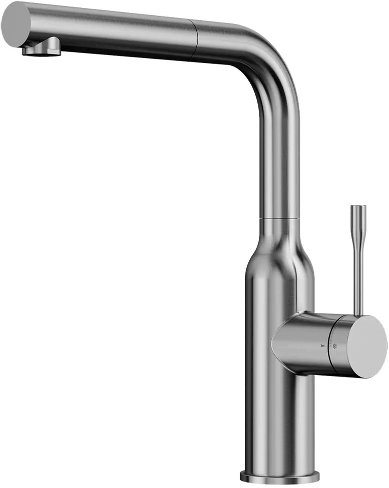 90380719 Смеситель для кухни Elghansa 56A1926-Steel излив 28 см цвет хром STLM-0863520
