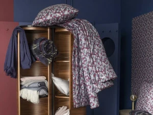 Alexandre Turpault Кровать из хлопка с рисунком и цветочными мотивами Fancy