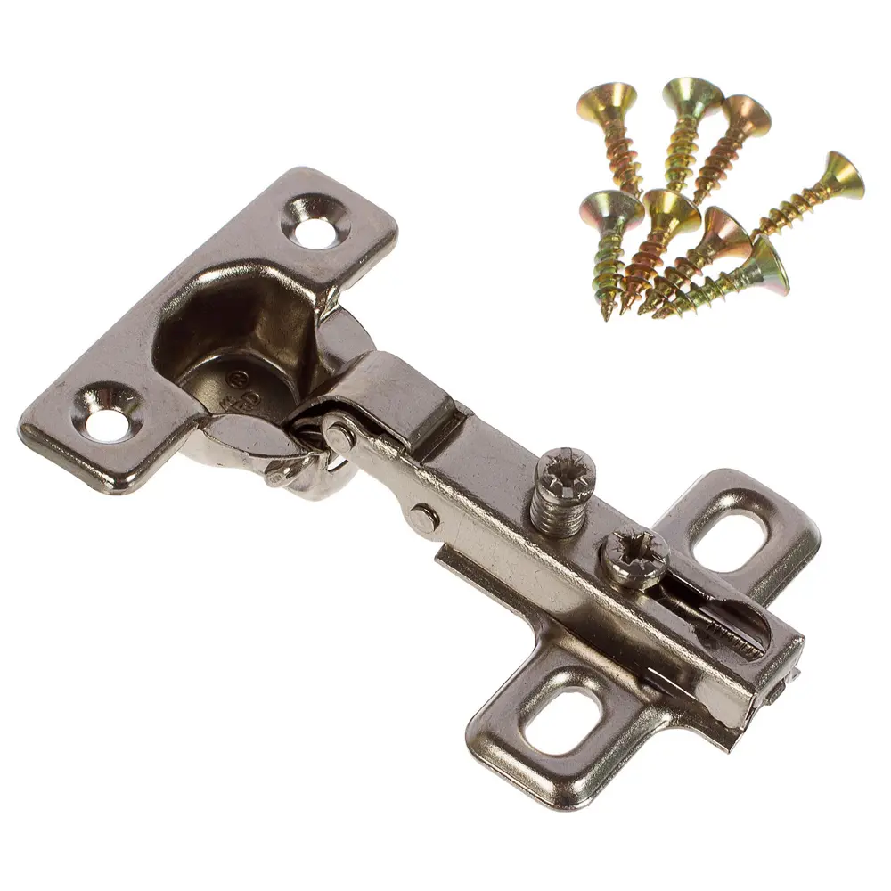 Петля мебельная накладная Key-hole H401A21, 15х54 мм, сталь, цвет сталь, 2 шт BOYARD STLM-2208949 - Вид №1