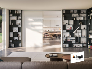 Алюминиевые и стеклянные раздвижные двери