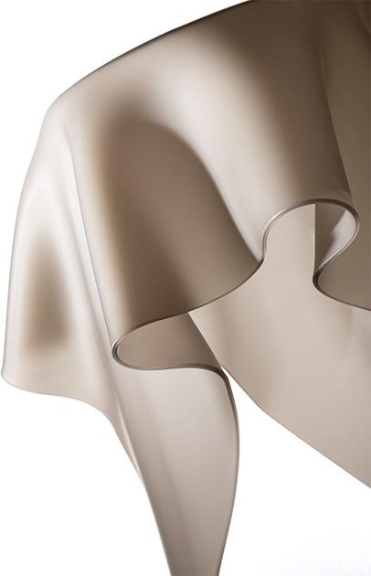 Reflex Круглый стеклянный журнальный столик Foulard sun-id-1352211 - Вид №3