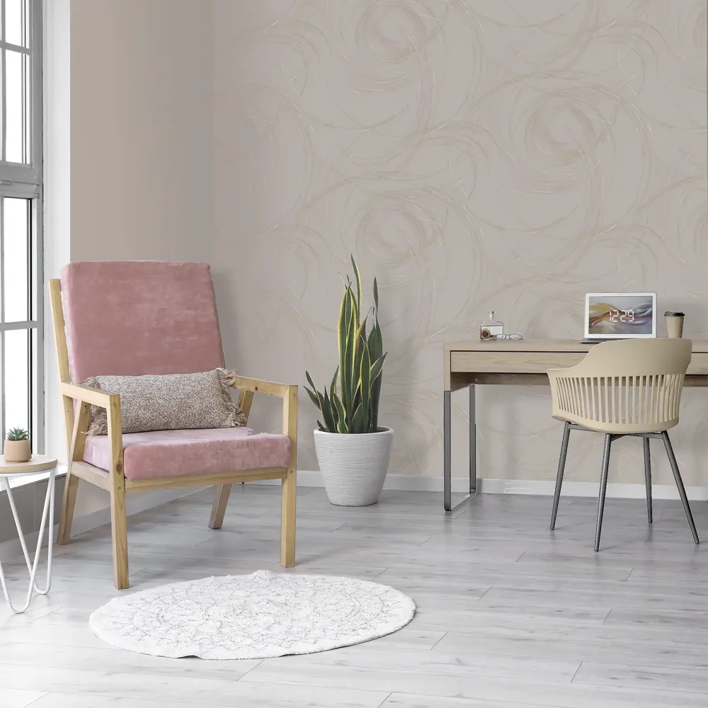 Флизелиновые обои Grandecolife Corso коричневые 1.06 м 89424226 STLM-1570216 - Вид №5