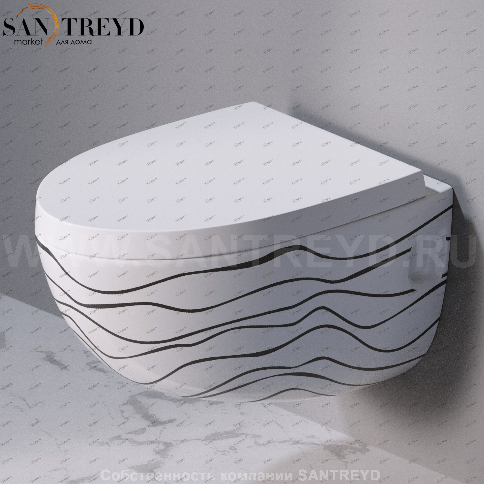 S511410 Подвесной унитаз настенный Белый A. e T. Italia OVAL Италия AeT ITALIA