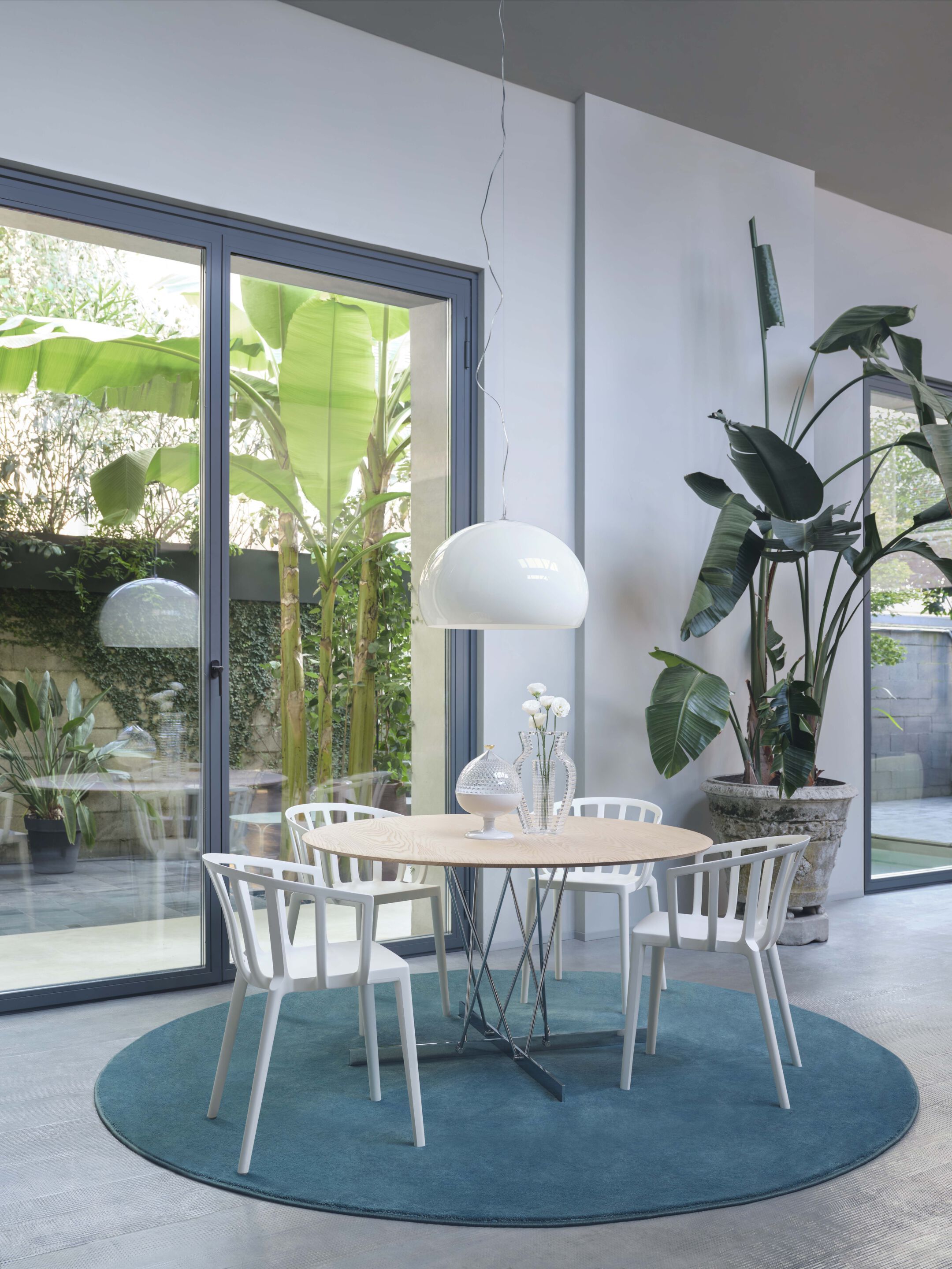 Стальной и деревянный стол со спицами Kartell VISCOUNT OF WOOD ARCH-00031352 - Вид №4