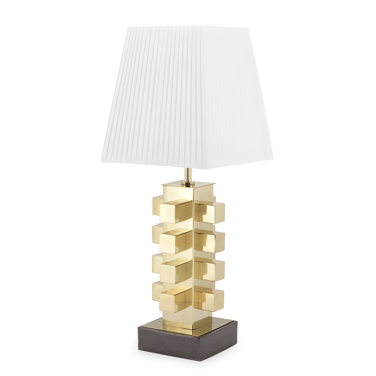 500261-18 ABHIKA НАСТОЛЬНАЯ ЛАМПА ДОБ ТРЕЗОР WHITE/GOLD  - Вид №1