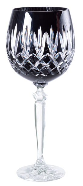 1973331 Набор из 4 фужеров, черный хрусталь Now's Home Santreyd 