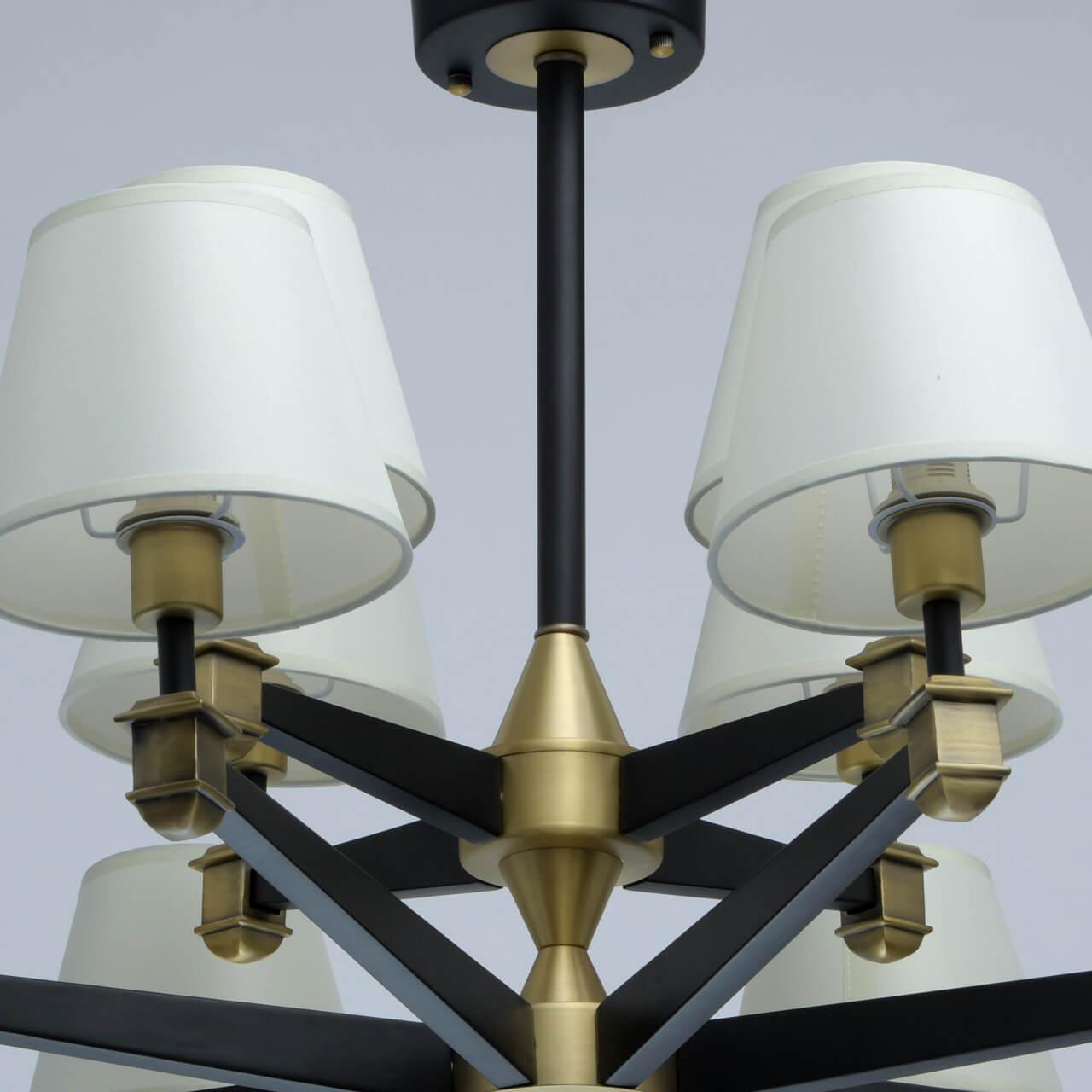 Потолочная люстра MW-Light ДельРей 700013512 кремовая MW-LIGHT ДИЗАЙНЕРСКИЕ, ДЕЛЬРЕЙ 220618 Кремовый  - Вид №2