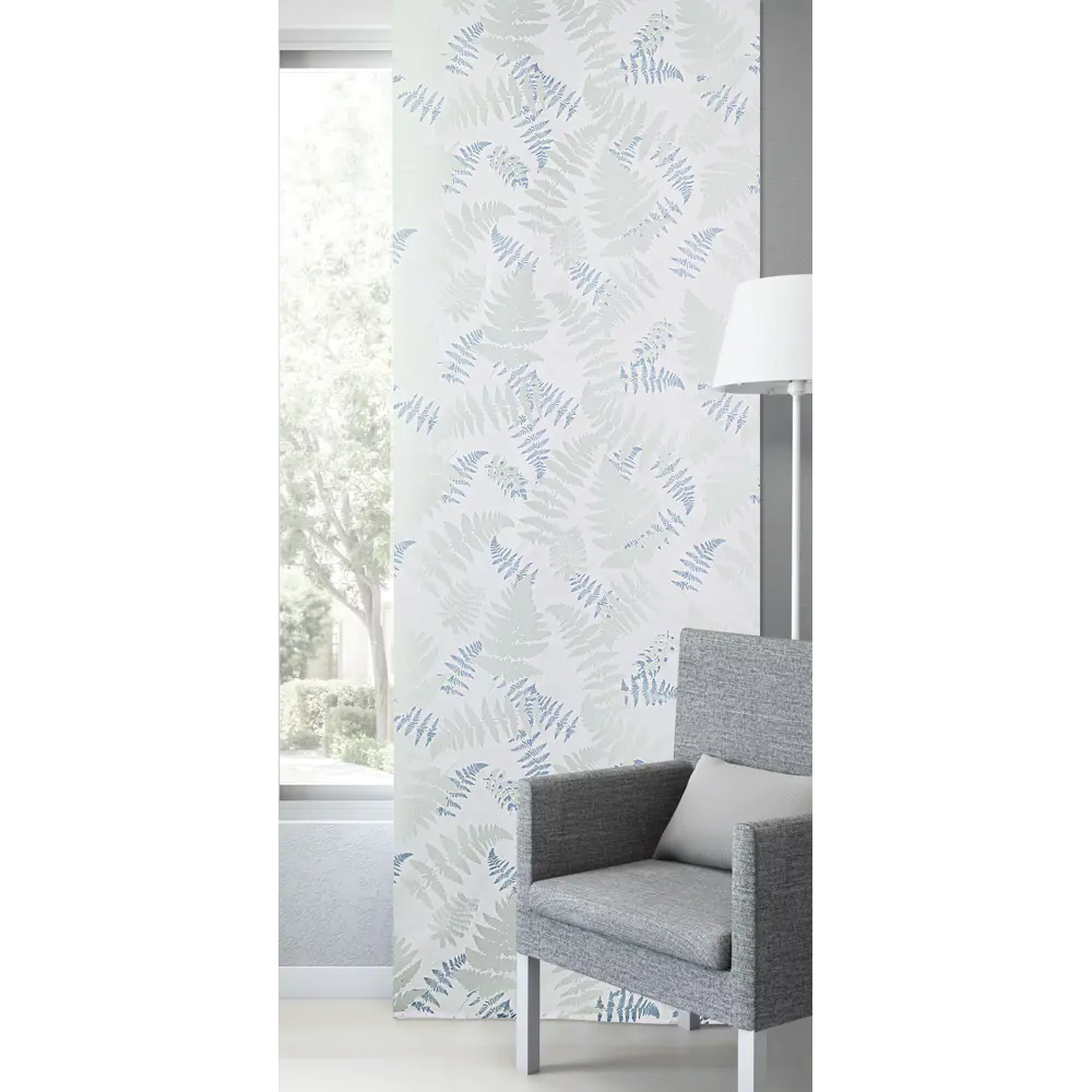 Тюль на ленте Nature 250x260 см цвет синий 82922176 STLM-2120514 INSPIRE  - Вид №1