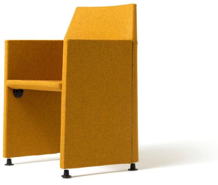 Diemme Стул для конференций из ткани с подлокотниками Origami sun-id-1347524 - Вид №1