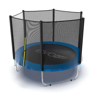 91843307 Батут с защитной сеткой Evo jump Standard 10ft blue 305x180 см STLM-1413405