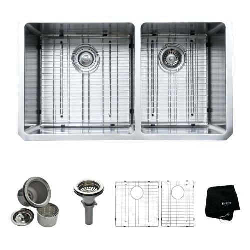 KHU103-33 Мойка кухонная прямоугольная Krausru  - Вид №1