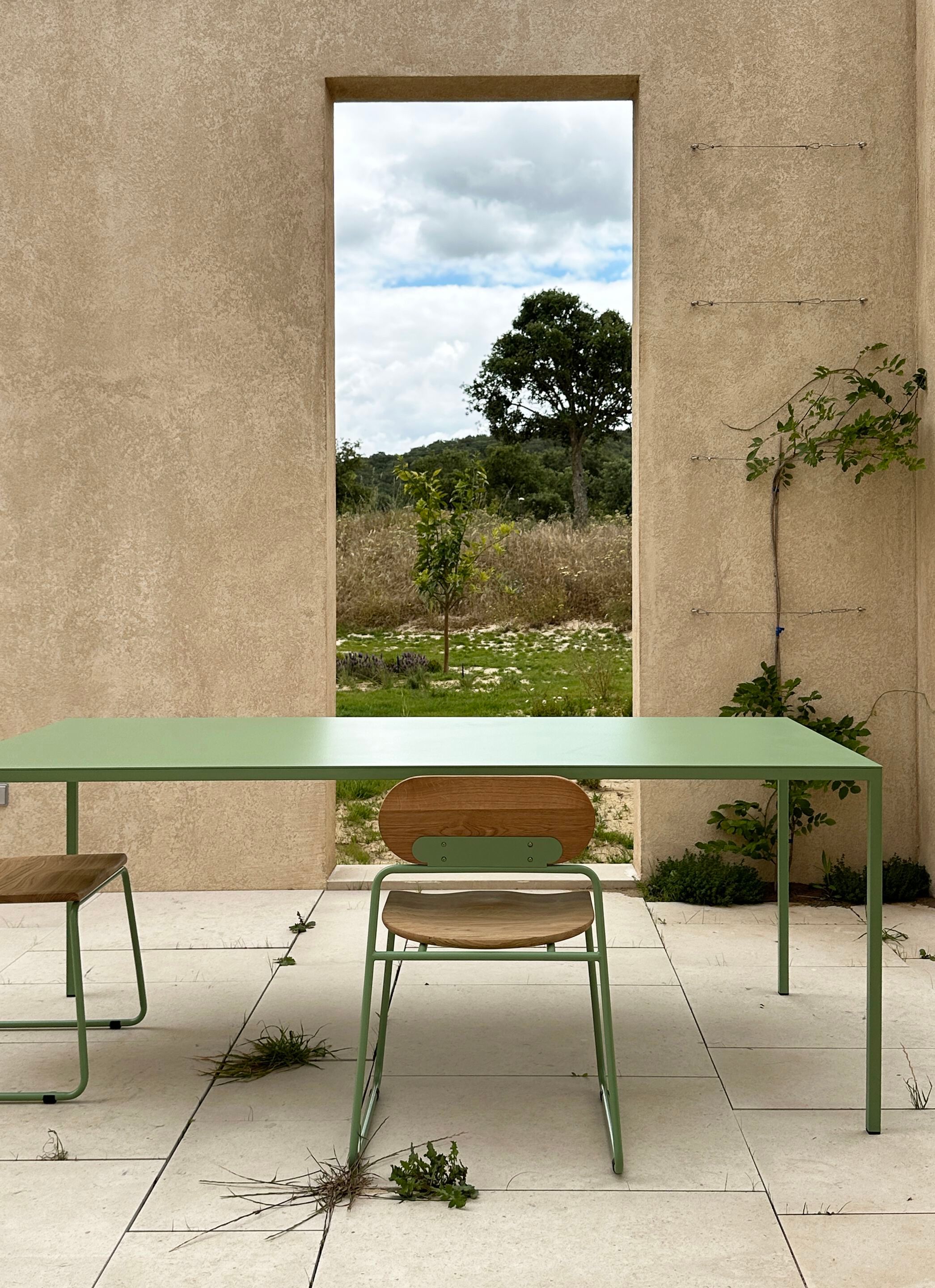 Прямоугольный стол из переработанного алюминия Branca Lisboa CUBA ARCH-00083940 - Вид №9