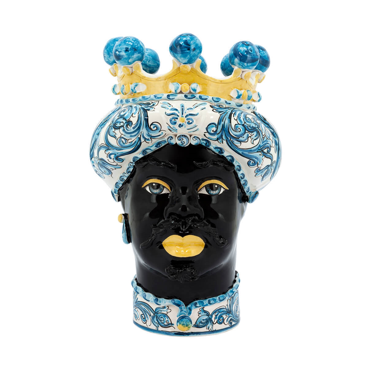 200858-81 ABHIKA ВАЗА МУЖСКАЯ МОРО КОРОНА LT.BLUE 