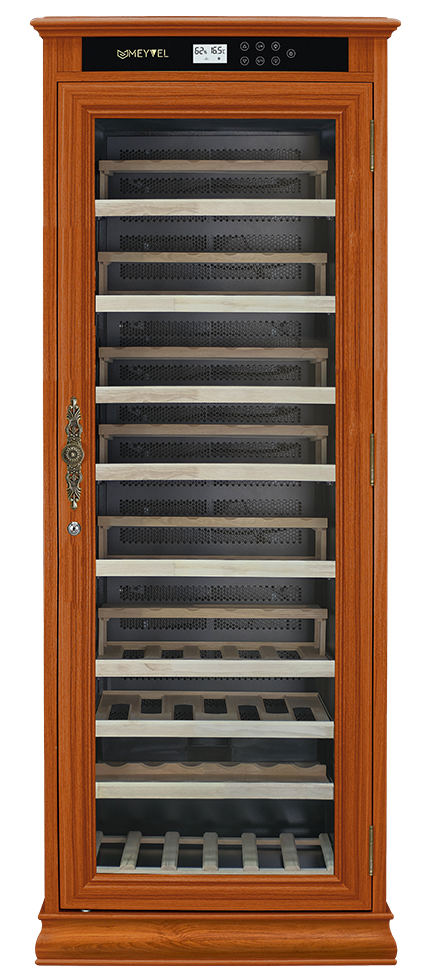9186693 Винный шкаф Meyvel MV102-WA1-C коричневый STDN-0091505 - Вид №2