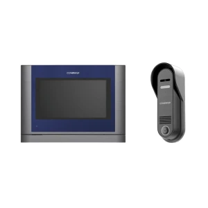 91967032 Комплект видеодомофона Commax CDV-704MA/DRC-4CPHD 7" цвет синий/темно-серый STLM-1507876