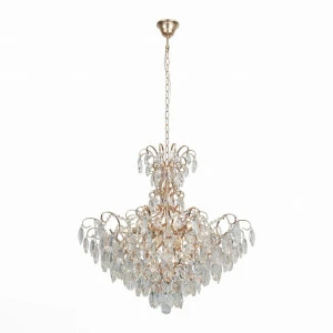 Подвесная люстра ST Luce Orecchini SL846.203.09 ST LUCE ДИЗАЙНЕРСКИЕ, ORECCHINI GOLD 109225 Золотой