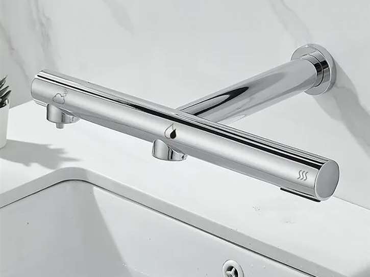 Инфракрасный кран для общественных туалетов с воздушными полотенцами Fontana Showers синий Синий ARCH-00046690