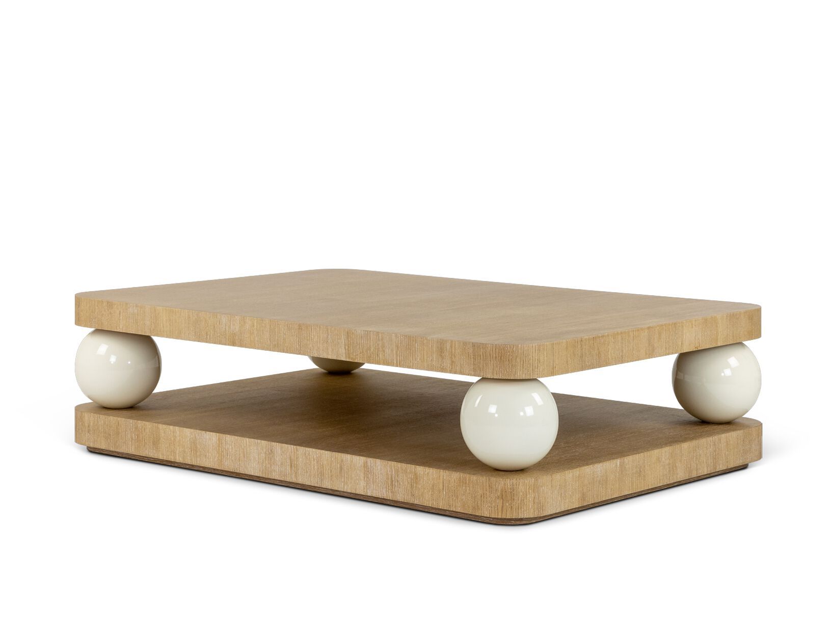 Низкий прямоугольный деревянный журнальный столик JOSÉ LEITE DE CASTRO ARMINA ARCH-00108614