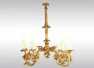 Woka Lamps Vienna Люстра из дерева в классическом стиле