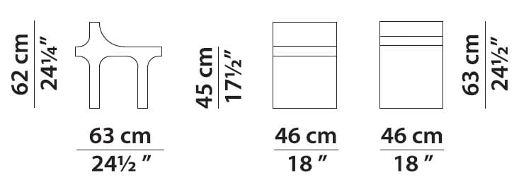 Низкий садовый стул в Polimex® Baxter Дхарма ARCH-00075523 - Вид №3