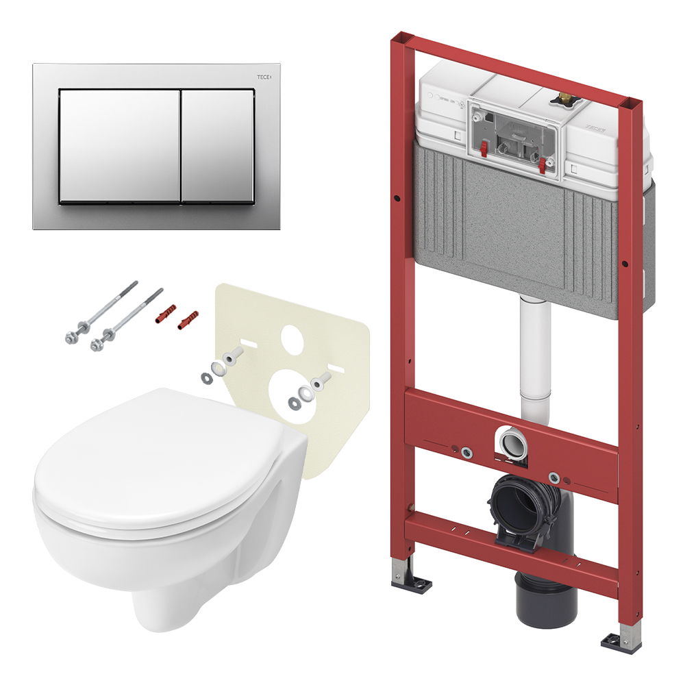 9400406.WC1 Комплекты из инсталляций, панелей смыва и унитазов ТЕСЕ V04 Tece 