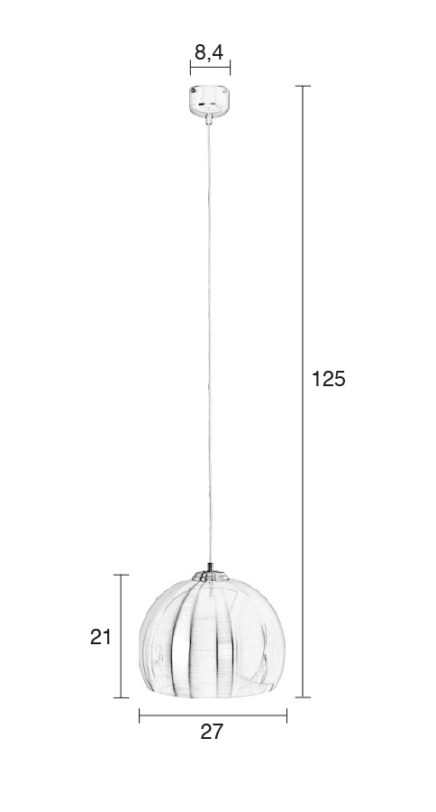 Лампа подвесная Big Glow, золотая Zuiver 5300081 - Вид №10