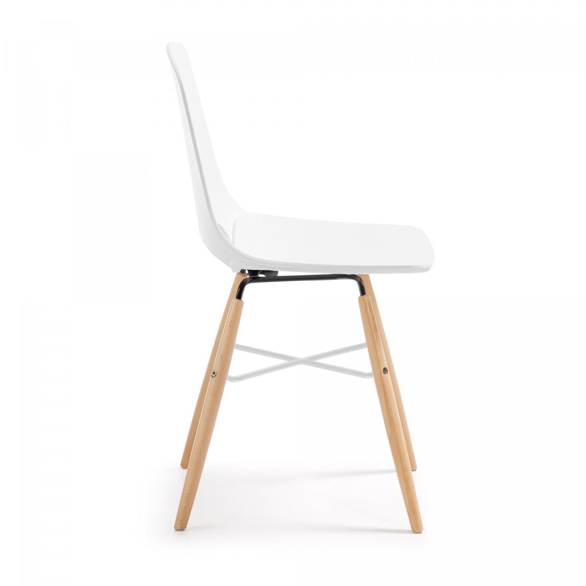 052594 Стул пластик белый La Forma Kint  - Вид №2