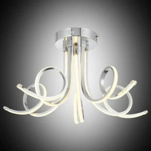 Потолочная светодиодная люстра Toplight Gladys TL1142-75H TOPLIGHT ДИЗАЙНЕРСКИЕ, GLADYS 220196 Хром