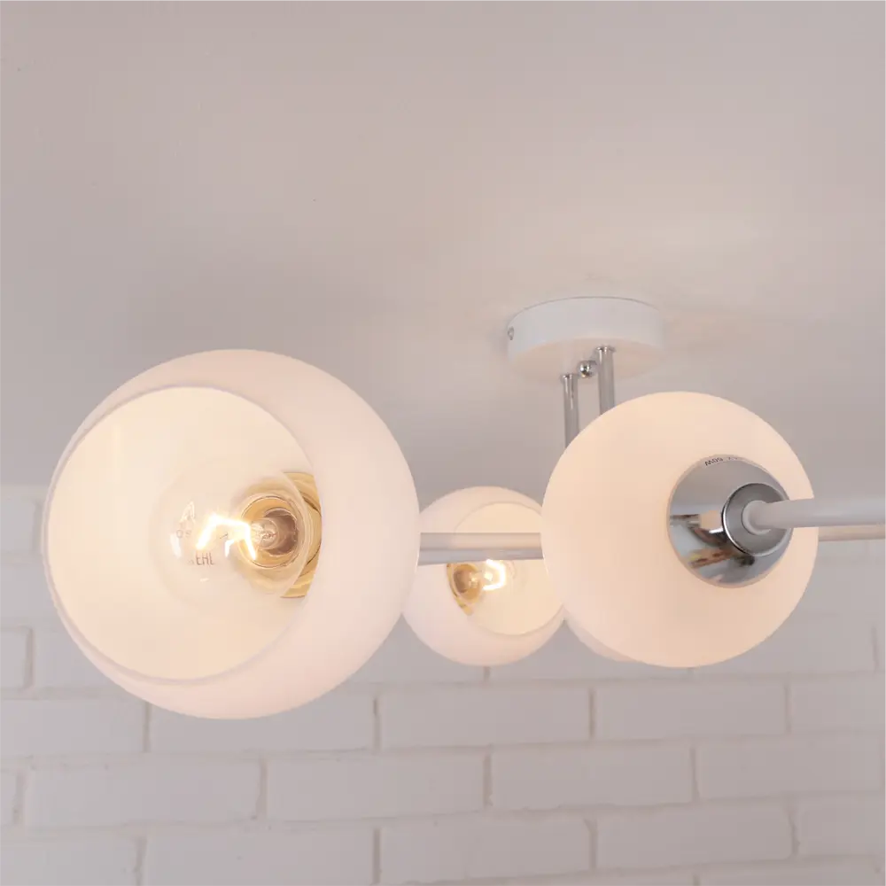 Люстра потолочная «Bitongo» 74523-4 4 лампы 12 м² цвет белый SCHAFFNER STLM-2117754 - Вид №8