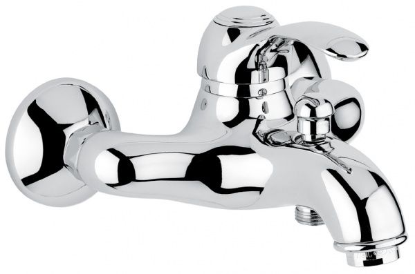 22001NO Смеситель Harmony для ванной, цвет черный-золото EMMEVI