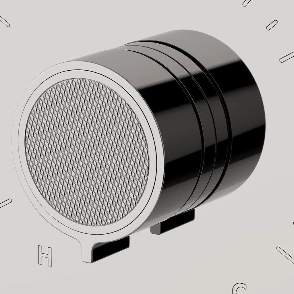 BTH15C Облицовка термостатического регулирующего клапана Bond Union Series Square с гильошированной ручкой Waterworks - Вид №1