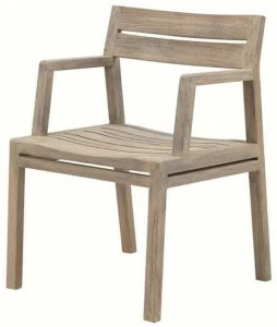 Ethimo Садовый стул из тика с подлокотниками Costes