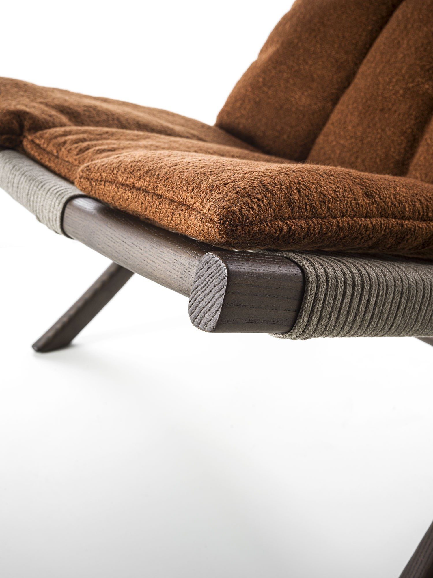 Кресло из ткани, веревки и ясеня Frigerio Хули ARCH-00149241 - Вид №2