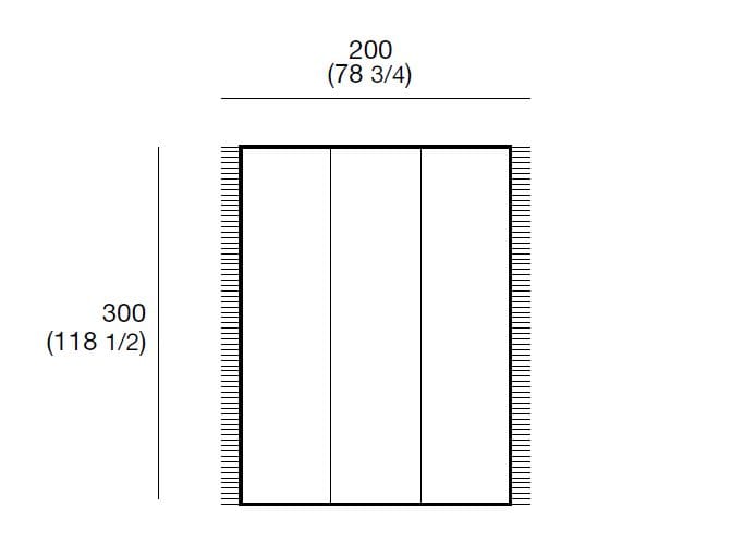 Прямоугольный ковер ручной работы для улицы RODA Triptyque ARCH-00122359 - Вид №4