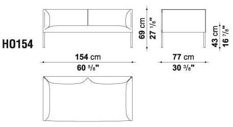 B&B Italia Project Диван из ткани Hollow sun-id-1360785 - Вид №3
