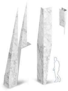 GammaStone Монолитный элемент из натурального камня для фасада Gammastone natural air