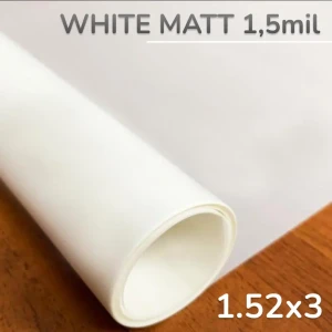 91439630 Пленка самоклеящаяся для стекла Hpc White Matt 801-3 1.52x3 м белая матовая STLM-0823646