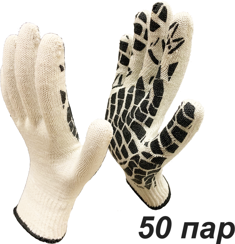 91055227 Перчатки хлопчатобумажные Драйв-50, размер 10 / XL STLM-0460213 MASTER-PRO