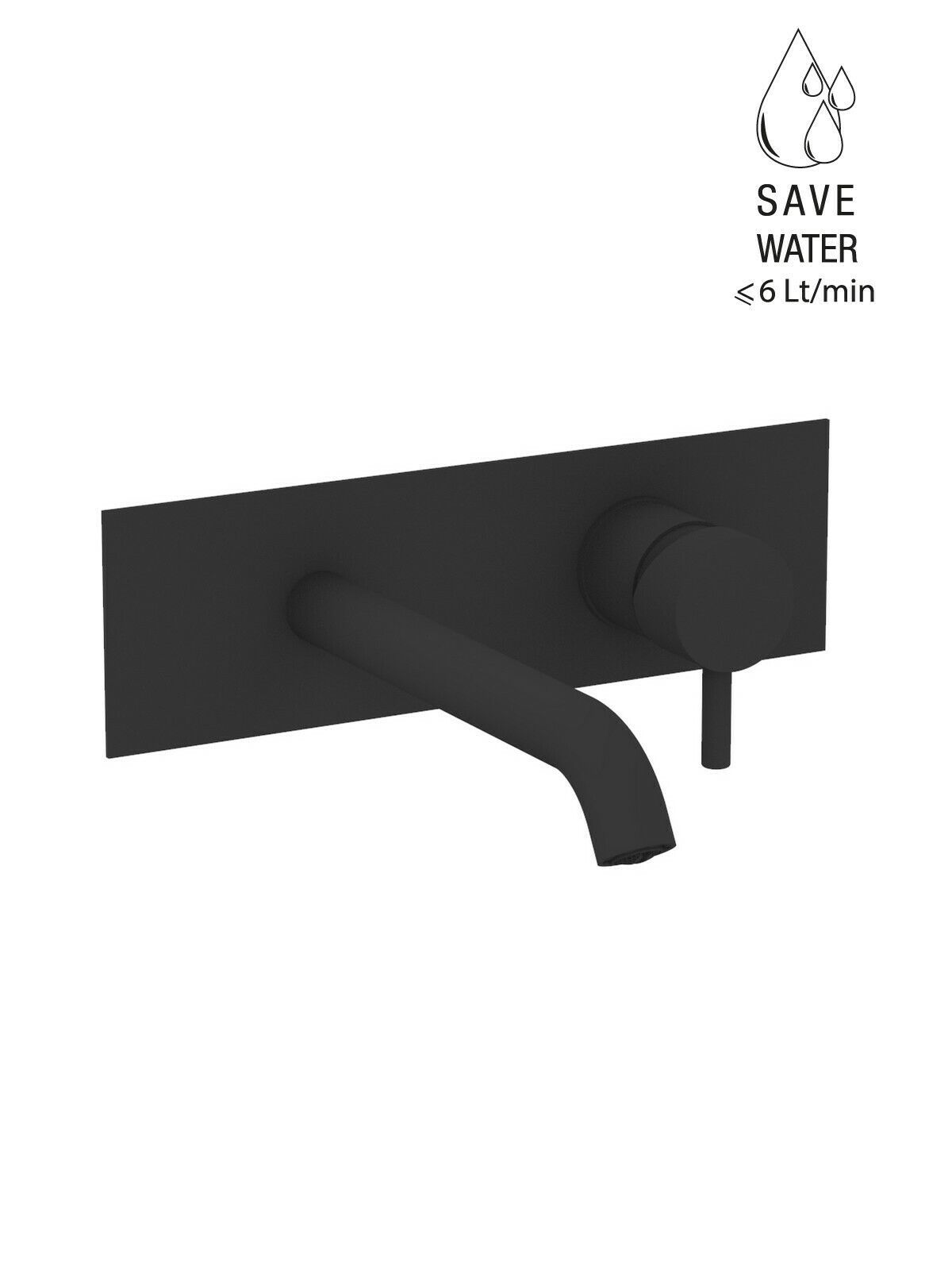 Настенный однорычажный смеситель для раковины с ограничителем расхода Rubinetterie Frattini Pepe XL ARCH-00076573 - Вид №77