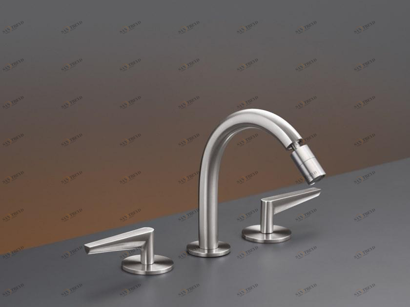 Ceadesign Смеситель для раковины с 3 отверстиями из нержавеющей стали Flag Flg 13