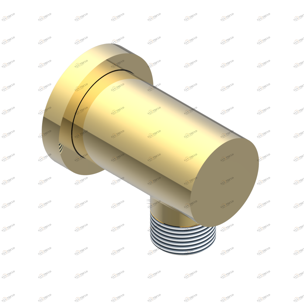 U6K-53E Вывод 1/2" встраиваемый в стену Thg-paris Beyond crystal с синим хрусталём Золото U6K-53E CAT.F