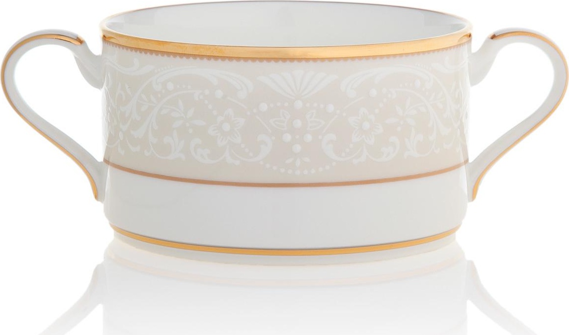 32192 Noritake Чашка суповая Noritake Белый дворец 210мл, фарфор Фарфор костяной 