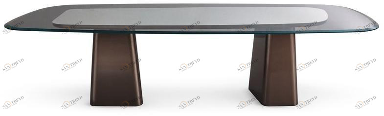 Molteni & C. Прямоугольный стеклянный стол для гостиной Mayfair sun-id-1497564