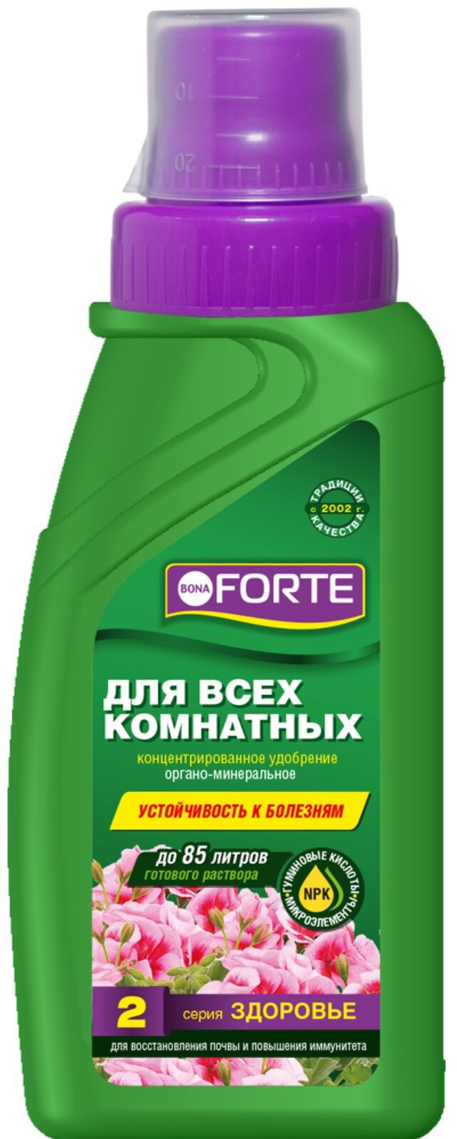 91083049 Удобрение для всех комнатных растений Bona Forte Здоровье универcальное 285 мл STLM-0475201 БОНА ФОРТЕ