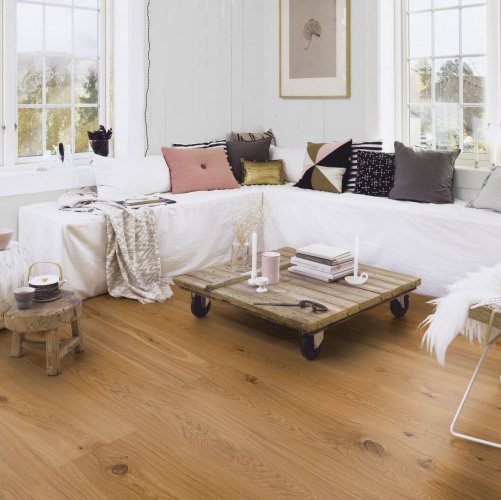 Инженерная доска Boen Chalet Traditional Live Natural Ированная Ebcx4kfd Дуб Натур с брашью (Текстурированная) 2000-4000х250 мм 2100410020 - Вид №7